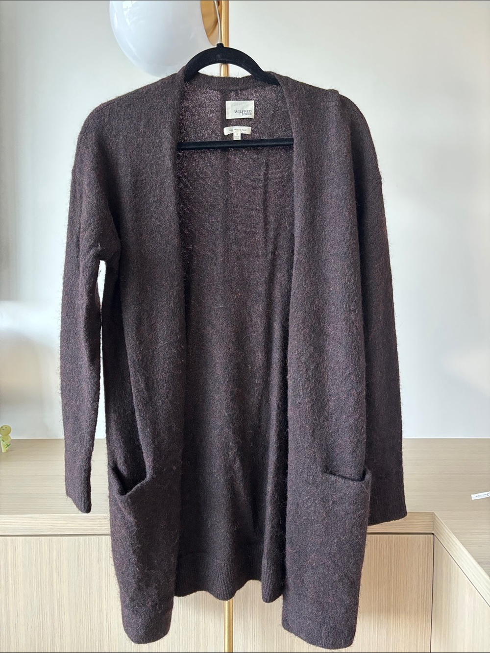 Aritzia Wilfred Free Alpaca wool Cardigan